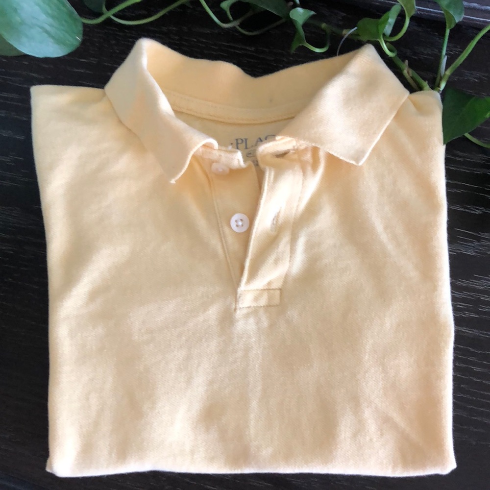 Pastel Yellow Pique Polo
